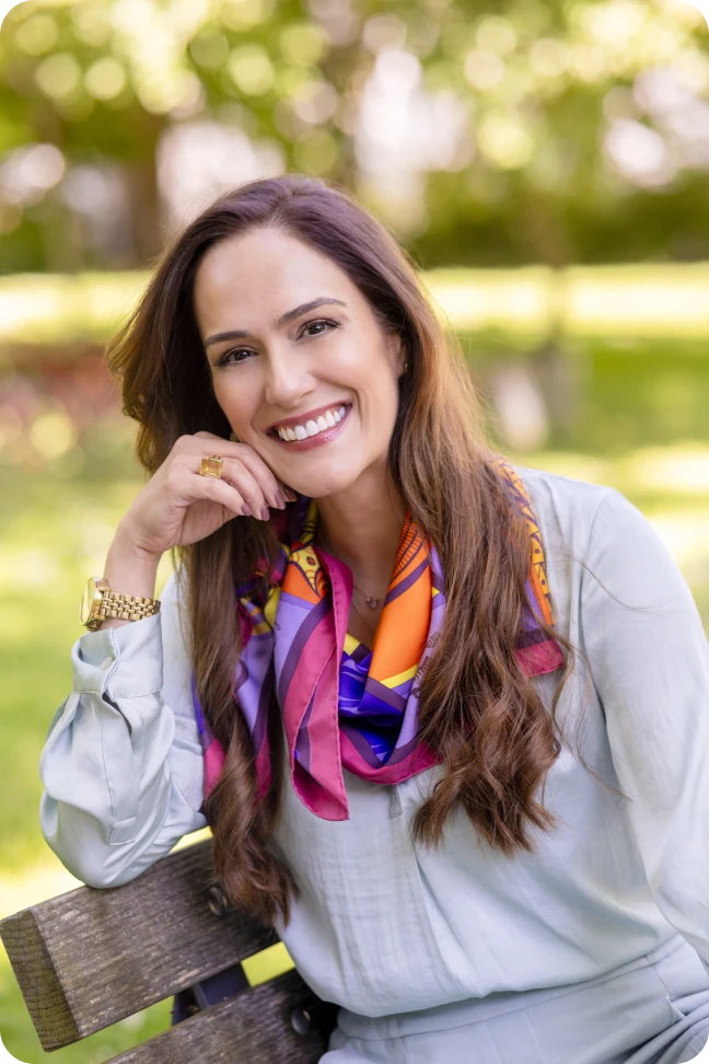 Foto da Bárbara sorrindo